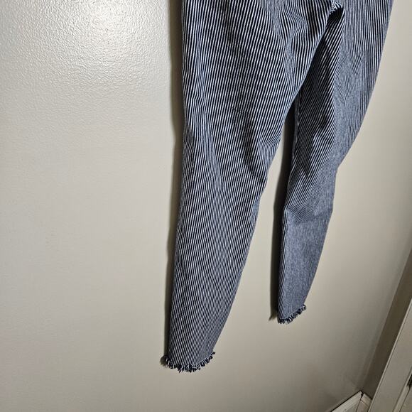 Cupcakes and Cashmere Pinstripe Wren Skinny Ankle Pants Sz 0 - Picture 9 of 12